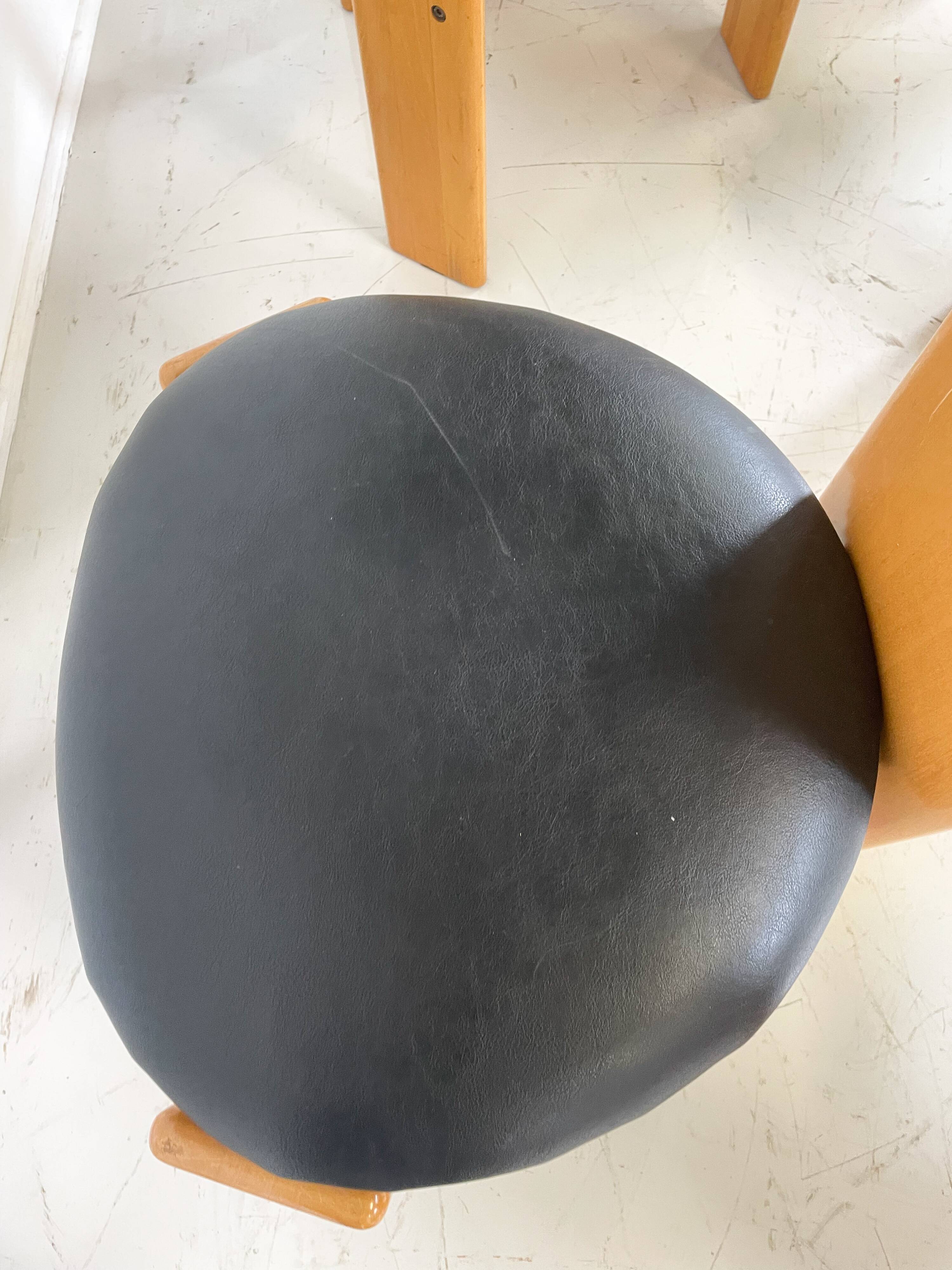 Set of 6 Dining Chairs by Mario Marenco for Mobil Girgi, Italy, 1970s