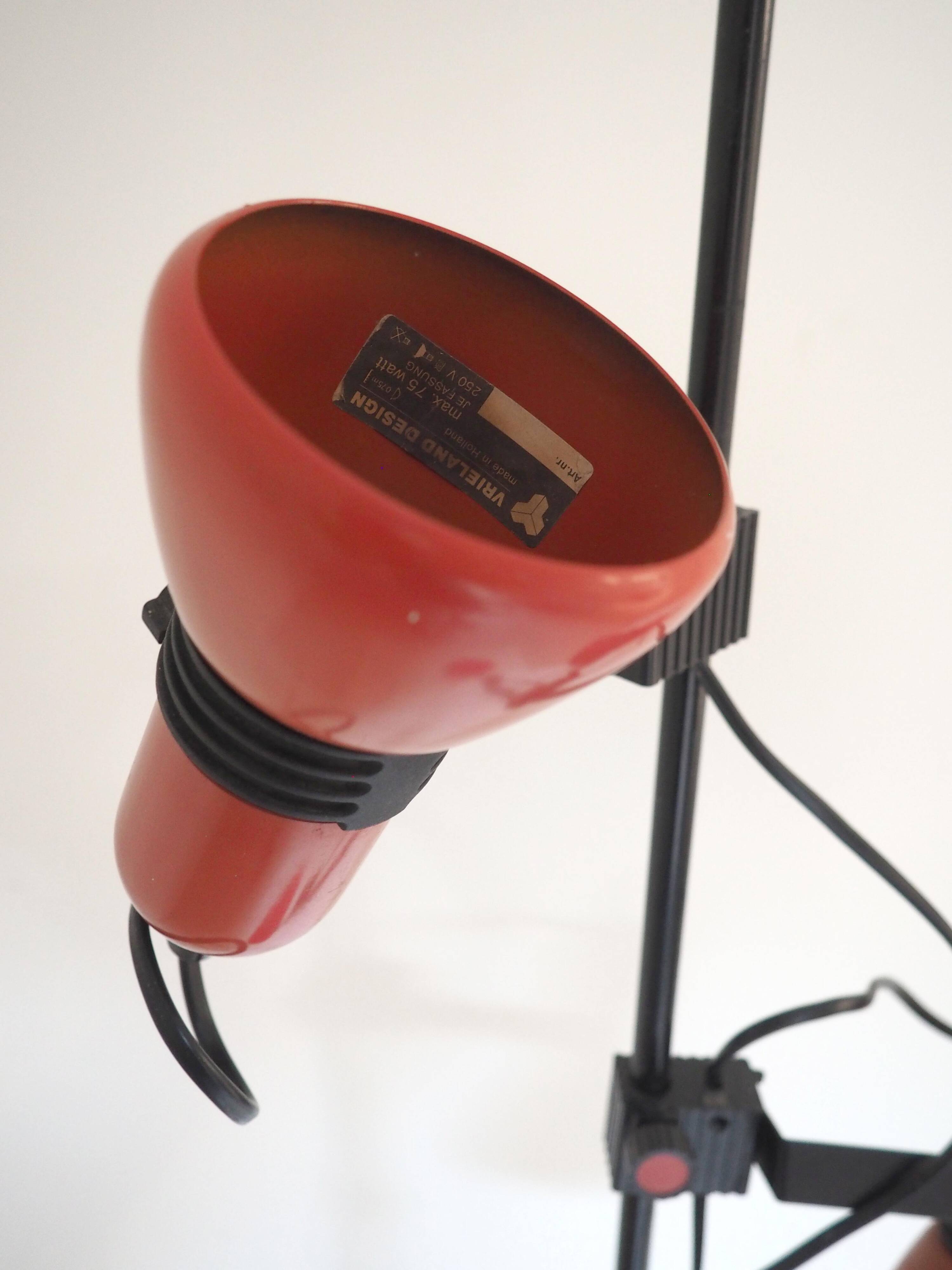 Vrieland 2-spot floor lamp, 1970