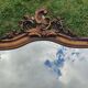 Gilded mirror of louis XV style fireplace 1900 79x145cm