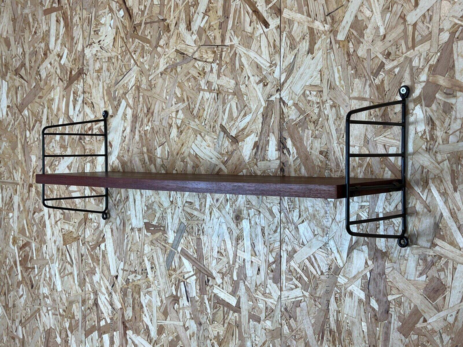 60s 70s teak string shelf module by Kajsa & Nils “Nisse” Strinning Sweden 60s