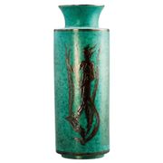 Wilhelm kage grand vase "argenta" gustavsberg suède années 50 marqué