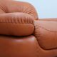 Sapporo cognac leather armchairs by Mobil GIRGI 1970s