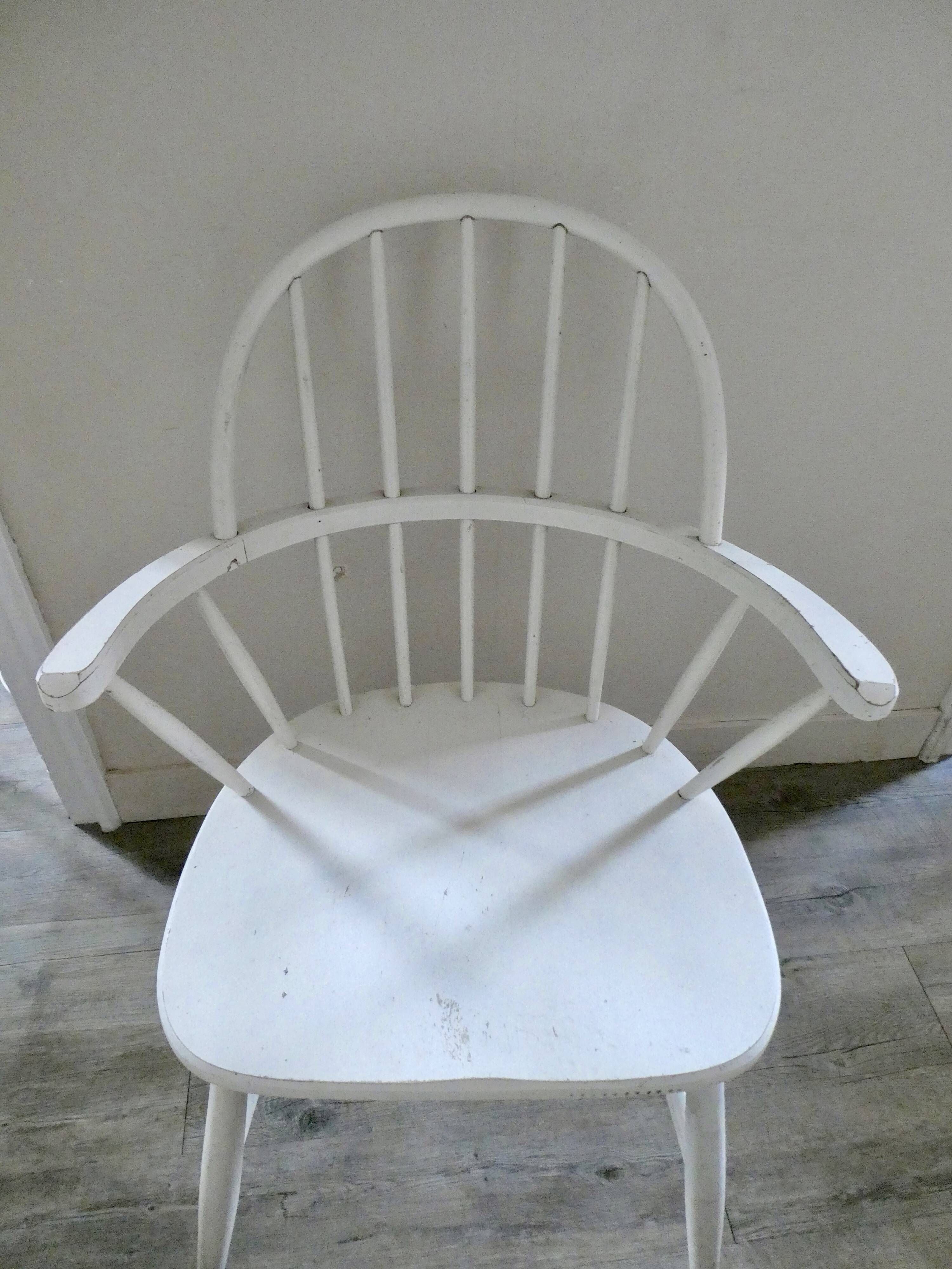 Abraham A Patijn's wooden armchair, 1950s