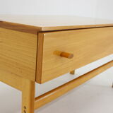 Paire de commodes en bouleau des années 1970, Tchécoslovaquie