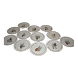 Assiettes représentant  Armoirie de Lorraine