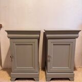 Pair of refurbished bedside tables