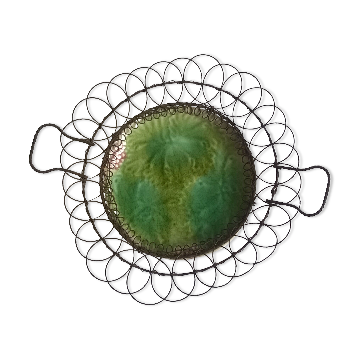 Plate slurry surrounded by wire