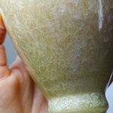 Baluster vase, ceramic with crystalline glaze, Bernard Guipouy, Atelier du Bol Doré.