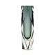 Labelled Sommerso Murano Glass Vase by F. Poli for A. Mandruzzato, Italy