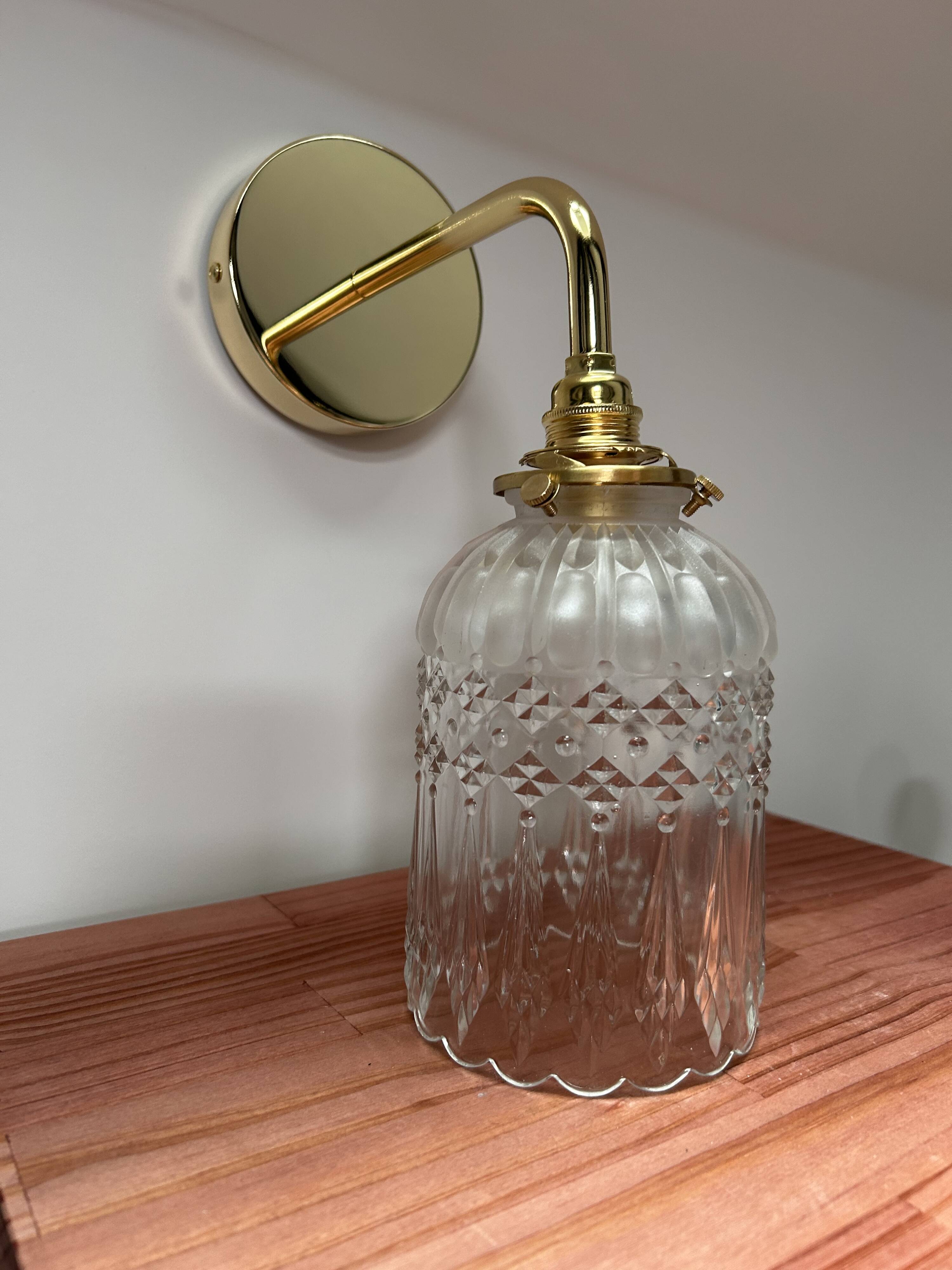 Vintage gold wall light