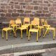Vintage school children's chair 1970 wood