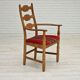 1960s, Danish design, armchair, oak wood, furniture wool.