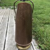 Seau en cuivre / laiton porte parapluie