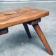 Folk Art Handmade Milk Stool, Late 1800s