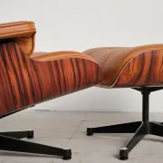 Lounge Chair and ottoman in rosewood by Charles & Ray Eames, Vitra