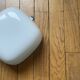 Ceiling light or square wall lamp 20 cm white opal glass