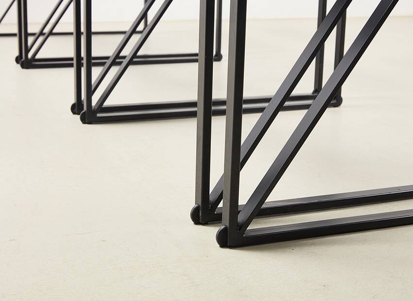 Ensemble de 6 chaises Seconda 602 de Mario Botta pour Alias Italie 1982