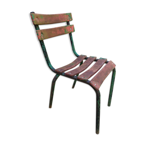 chaise de jardin en fer