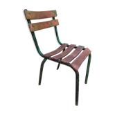 Chaise de jardin en fer