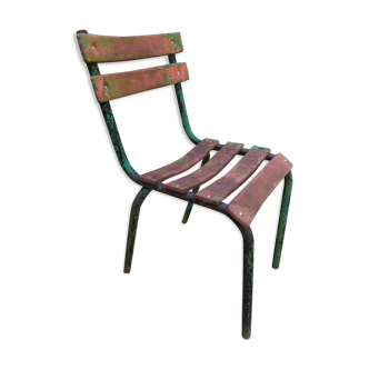 Iron garden chair