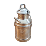 Silver metal milk jar