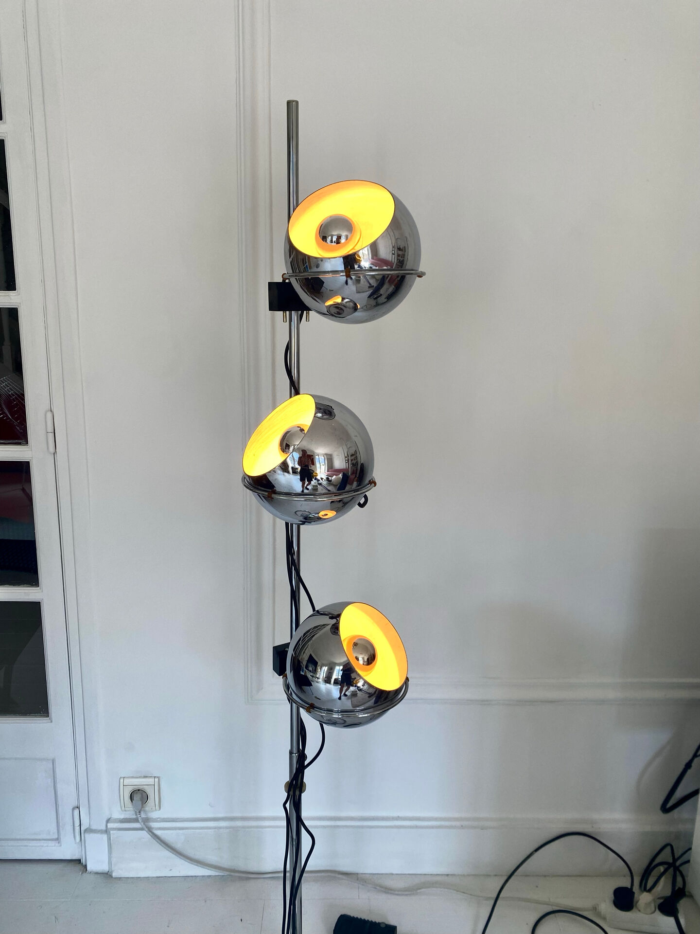 Lampadaire Eyeball Goffredo Reggiani