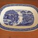 Oblong Serving Plate Dutch Royal Sphinx Maastricht Cambridge Old England 3590