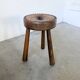 Three-legged shepherd stool oak
