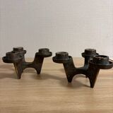 Brutalist candle holders