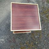 Gold chrome formica shelf harness