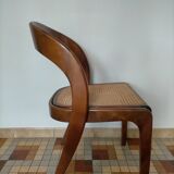 Baumann chairs model Scandinavian gondola wood and canning