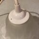 2 pendant lights with frosted glass tulips, in shades of white