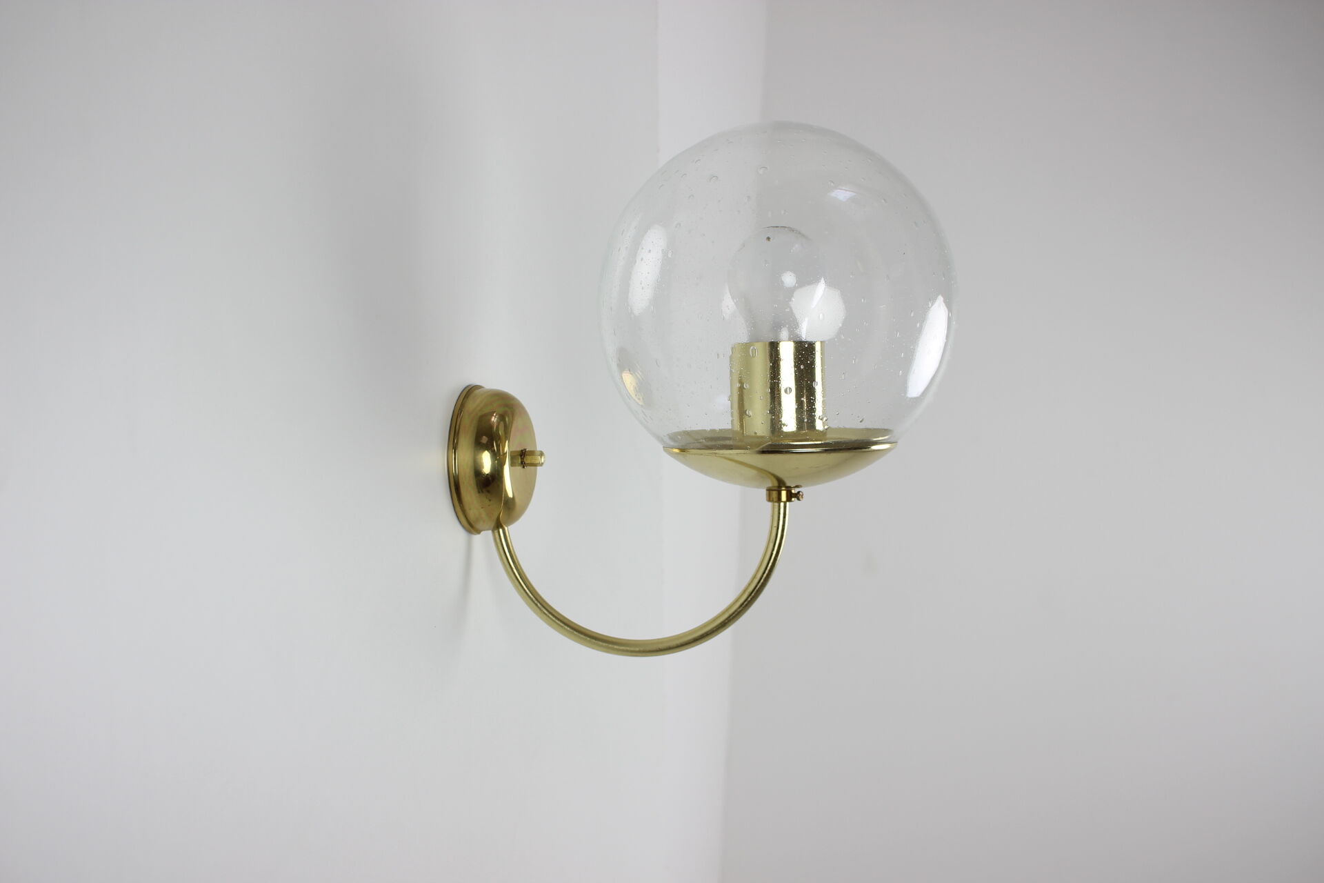 Mid-century wall lamp/ Kamenický Šenov, 1970's.