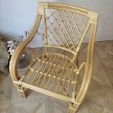 Rattan armchair