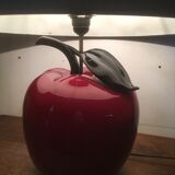 Lampe pomme en céramique