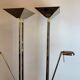Chrome and brass floor lamp by Deknudt Belgium, 1980s