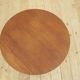 Table basse ronde en teck, années 1960