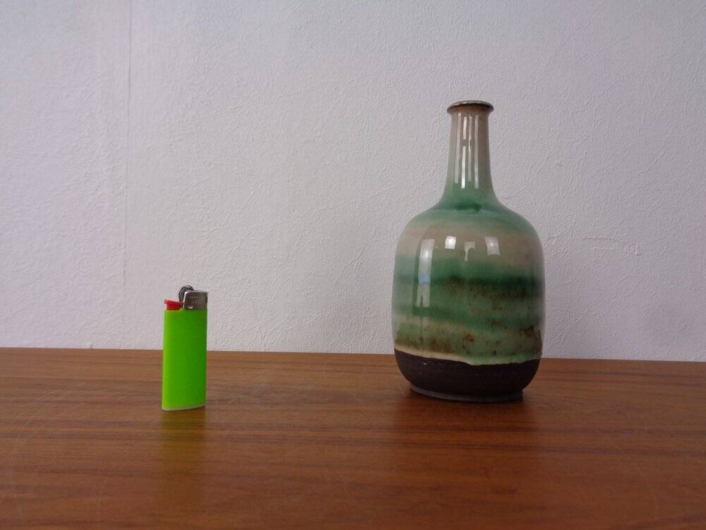 Small Danish ceramic vase from Hyllested, 1960s