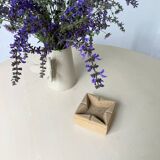 Square stone ashtray