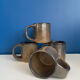 Lot de 4 mug en grès art ceram grand feu