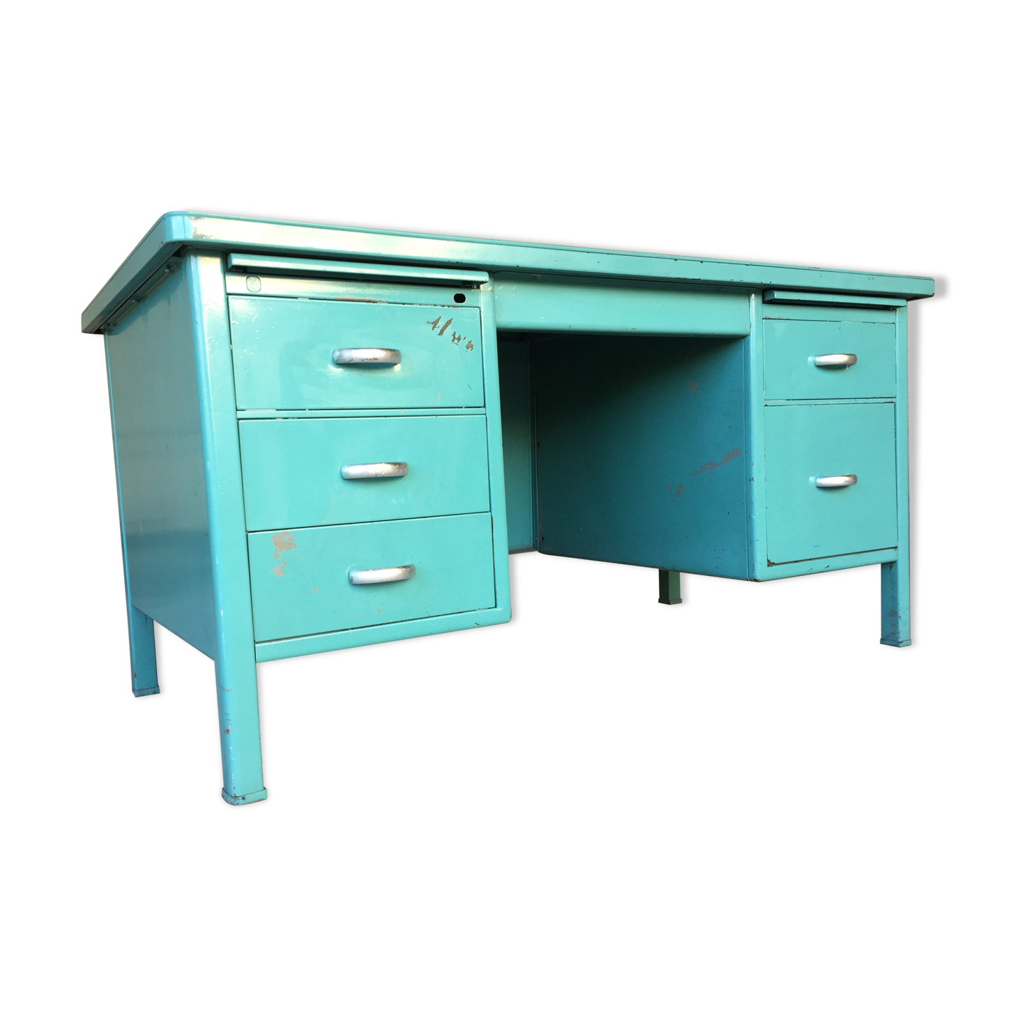 Desk of industrial workshop