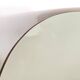 Vintage Beech and Walnut Dining Table with an Oval Gray Glass Top, Italy