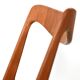 Set of four Swedish “Storken” dining chairs
