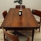 Rosewood table, Danish design, 1960s, designer: Henning Kjaernulf, manufact