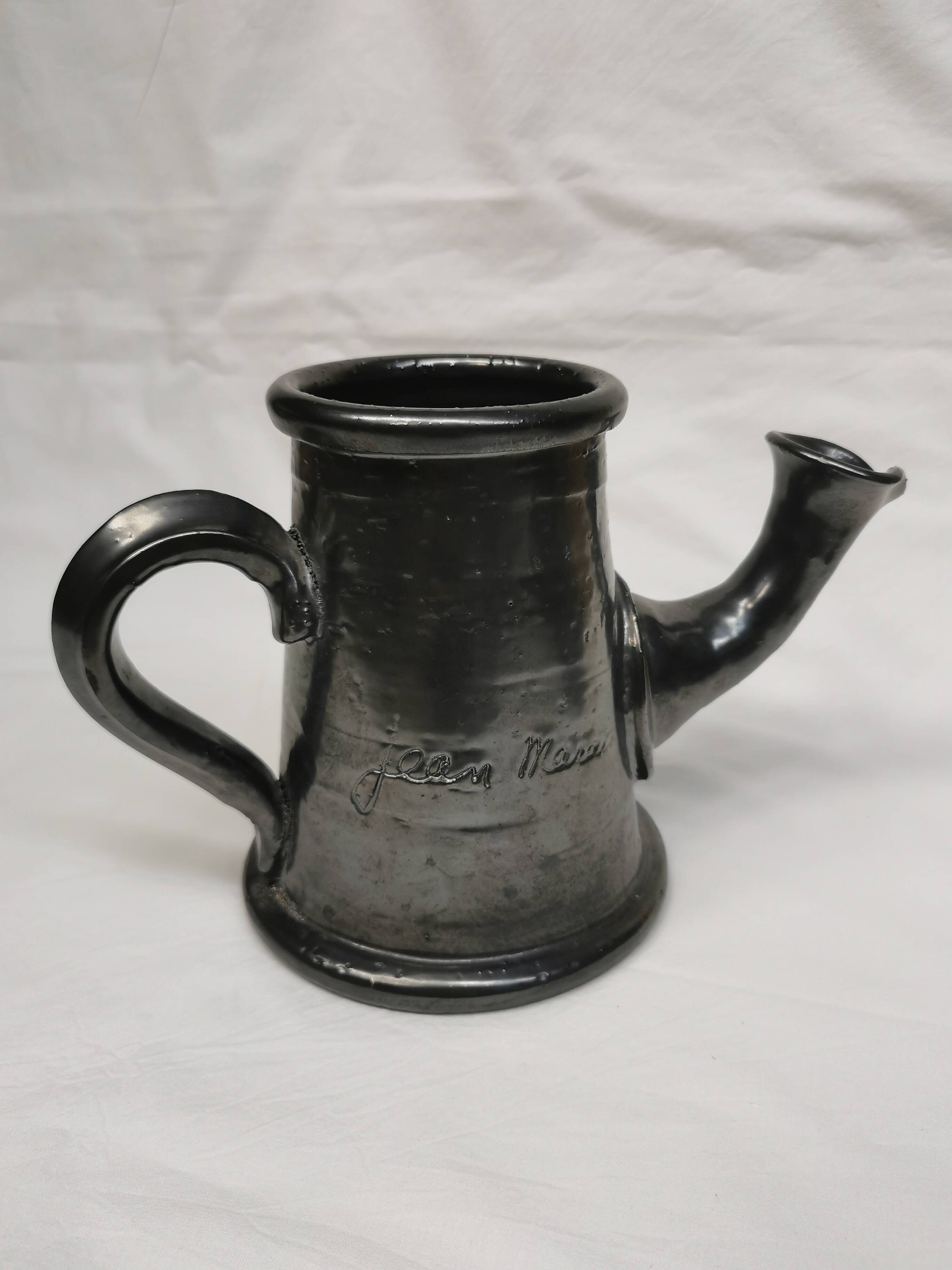 Coffee pot / jug. ceramic signed jean marais