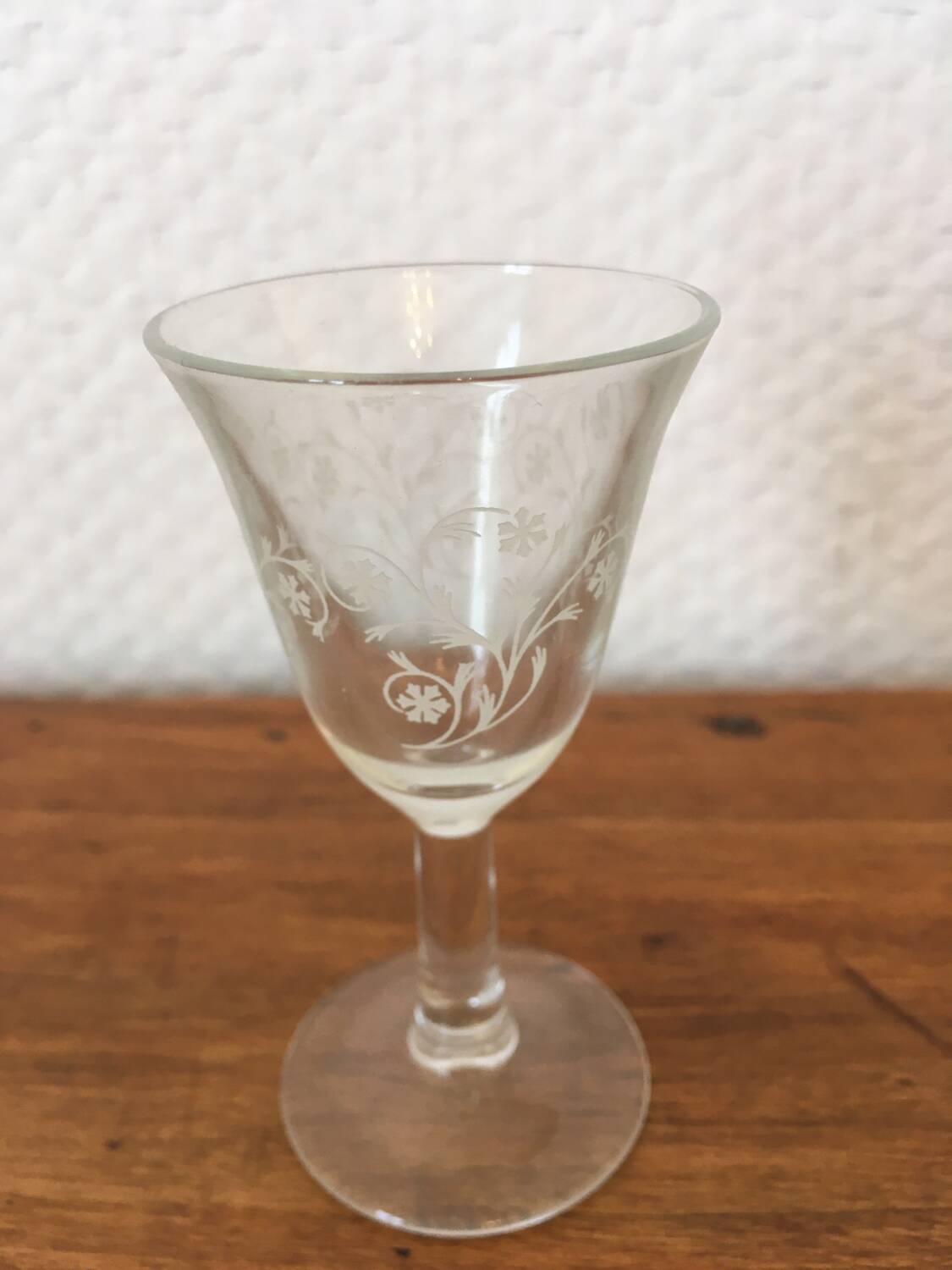 Antique glass service.