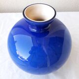 Blue glass vase