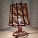 Pair of bamboo lamps