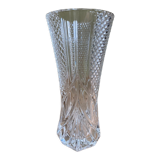 Fine carved glass vase