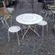 Salon de jardin table plus 2 chaises